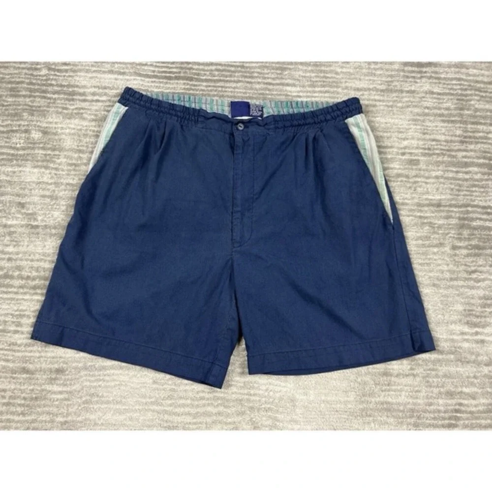 Envoy Swim Shorts Mens Large Blue‎ Mesh Lined Drawstring